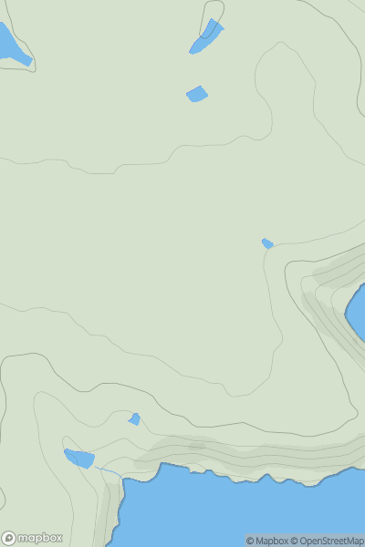 Thumbnail image for Brunt Farm Hill showing contour plot for surrounding peak