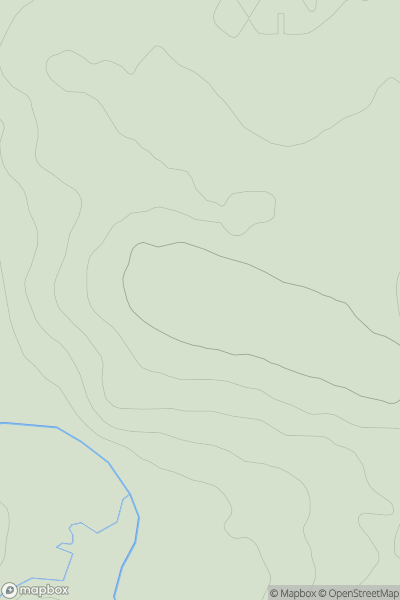 Thumbnail image for Brynhelig showing contour plot for surrounding peak
