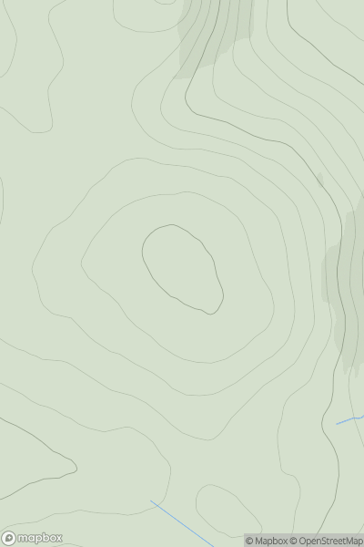 Thumbnail image for Hill of Miffia showing contour plot for surrounding peak