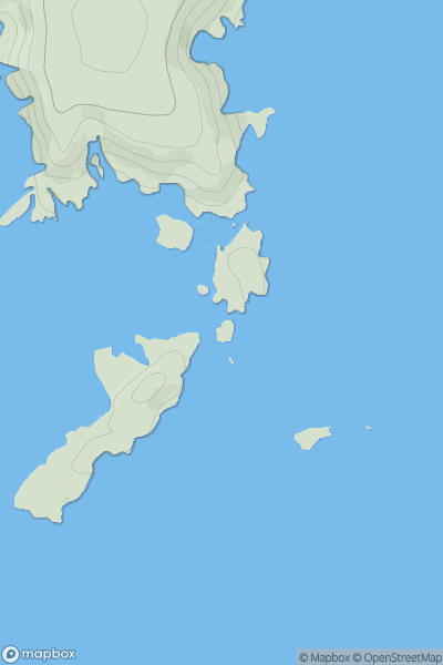 Thumbnail image for Midland showing contour plot for surrounding peak