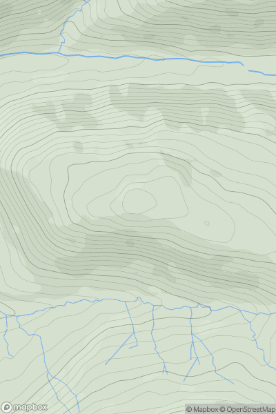 Thumbnail image for Coetgae Isaf showing contour plot for surrounding peak