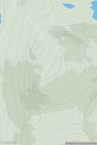 Thumbnail image for Tathabhal (Tahaval) (Tahabhal) showing contour plot for surrounding peak