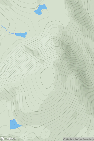 Thumbnail image for Cracabhal (Cracaval) showing contour plot for surrounding peak