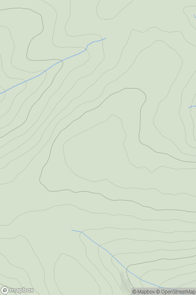 Thumbnail image for Cefn Bola-maen showing contour plot for surrounding peak