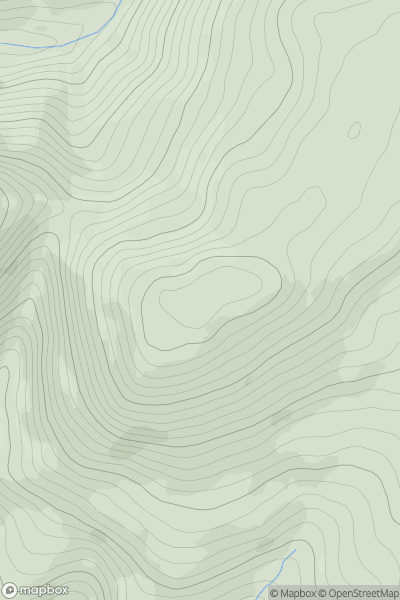 Thumbnail image for Twmbarlwm showing contour plot for surrounding peak