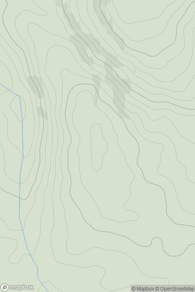 Thumbnail image for Allt Lom showing contour plot for surrounding peak