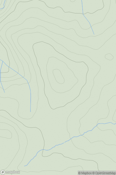 Thumbnail image for Werntoe showing contour plot for surrounding peak