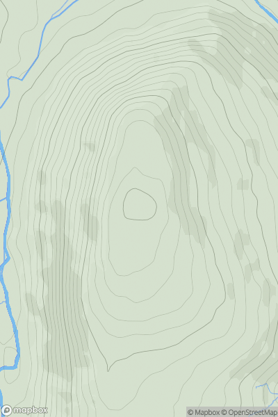 Thumbnail image for Wenallt showing contour plot for surrounding peak