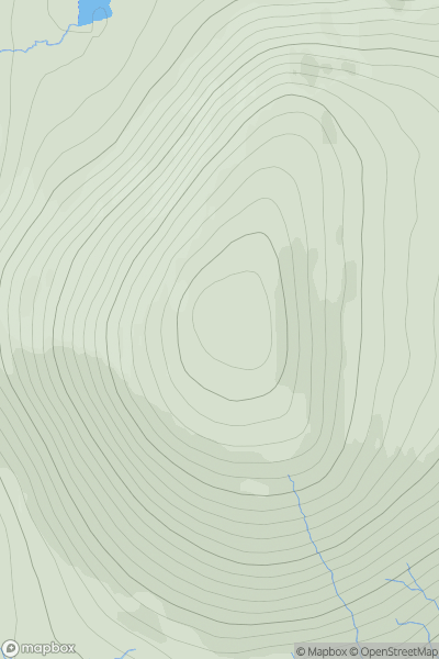 Thumbnail image for Muaitheabhal showing contour plot for surrounding peak