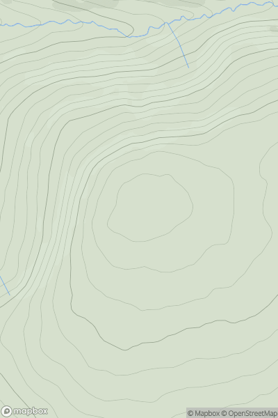 Thumbnail image for Pentwyn Mawr showing contour plot for surrounding peak