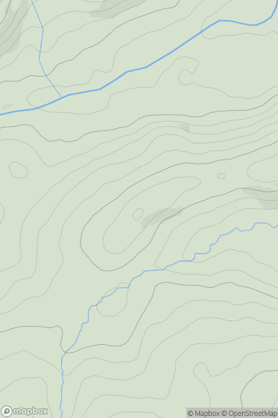 Thumbnail image for Moel Twyn showing contour plot for surrounding peak