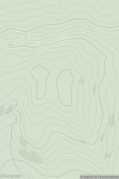 Thumbnail image for Allt Filo showing contour plot for surrounding peak