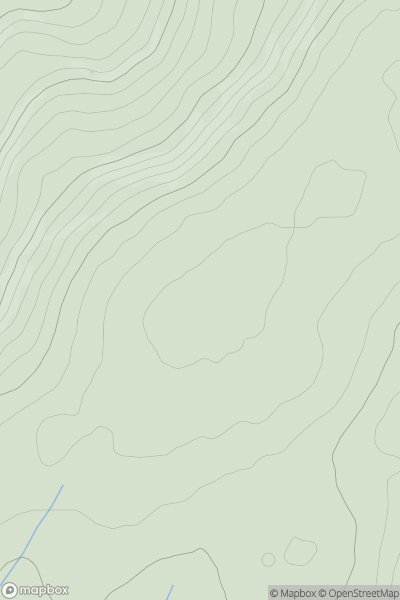 Thumbnail image for Graig Fawr showing contour plot for surrounding peak