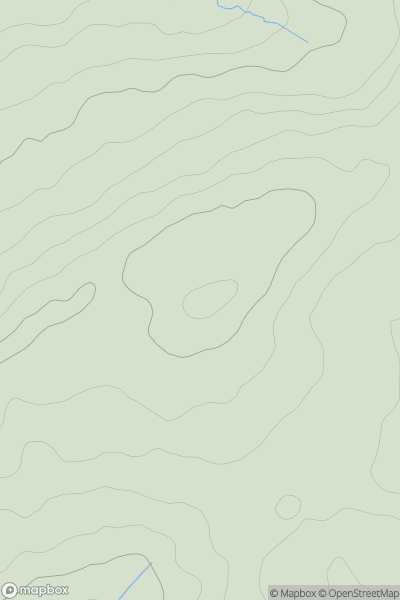 Thumbnail image for Pen y Lan showing contour plot for surrounding peak