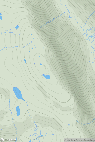 Thumbnail image for Cipeagal Bheag (Cipeagil Bheag) (Ciopeagal Bheag) showing contour plot for surrounding peak