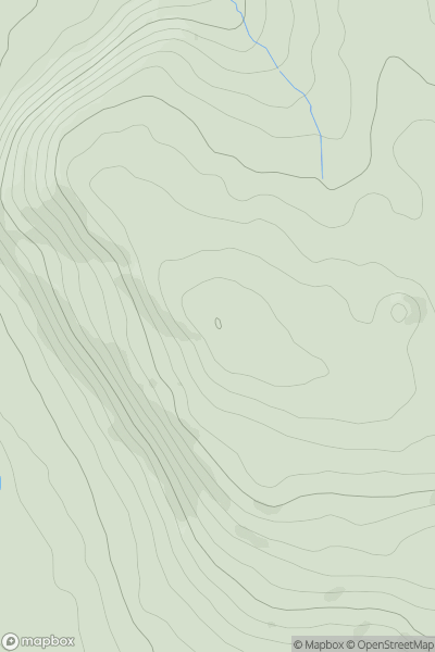 Thumbnail image for Craig-Evan-Leyshon Common showing contour plot for surrounding peak