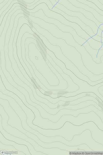 Thumbnail image for Craig-y-dorth showing contour plot for surrounding peak