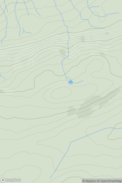 Thumbnail image for Pen Tyllwyd showing contour plot for surrounding peak