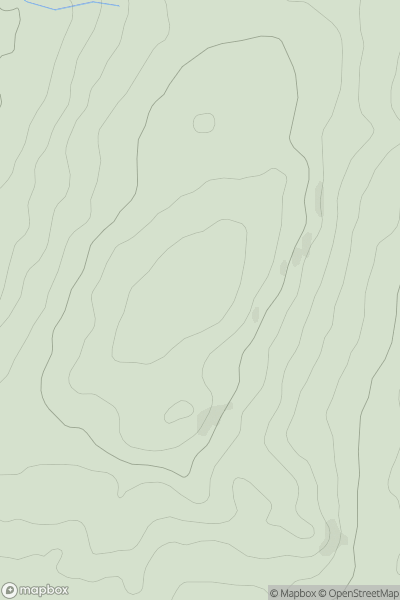 Thumbnail image for Mintfield Hill showing contour plot for surrounding peak