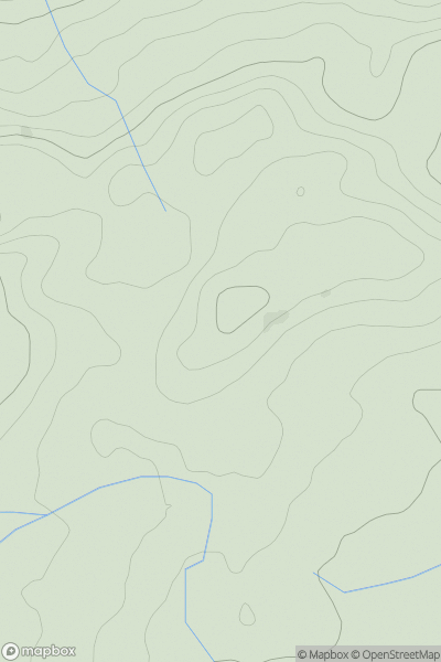 Thumbnail image for Mynydd Cerrig showing contour plot for surrounding peak
