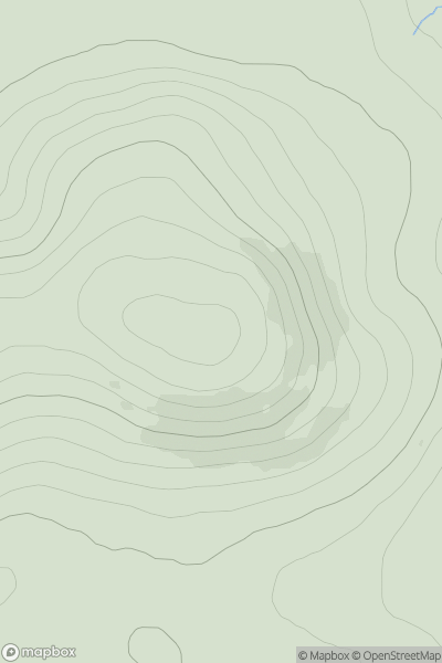 Thumbnail image for Muirneag showing contour plot for surrounding peak