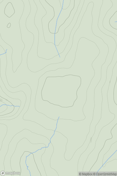 Thumbnail image for Pen Ty-Wilson showing contour plot for surrounding peak
