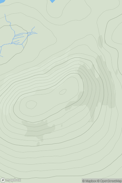 Thumbnail image for Coltraiseal Mor (Caultrashal Mor) showing contour plot for surrounding peak