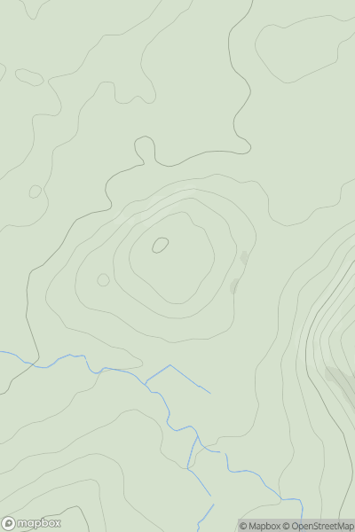 Thumbnail image for Paddocks Hill showing contour plot for surrounding peak