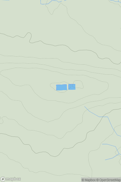 Thumbnail image for Cefn Hirgoed showing contour plot for surrounding peak