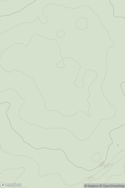 Thumbnail image for Mynydd y Fforest showing contour plot for surrounding peak
