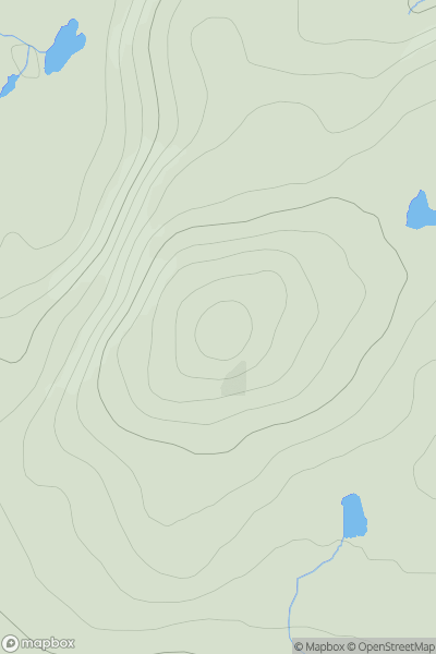 Thumbnail image for Forsnabhal (Forsnaval) showing contour plot for surrounding peak