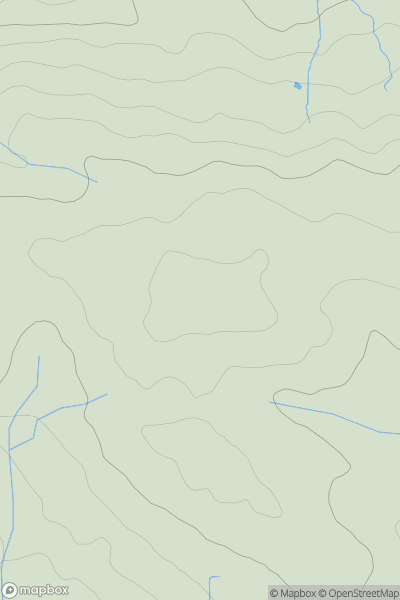 Thumbnail image for Pen Gelli-groes showing contour plot for surrounding peak