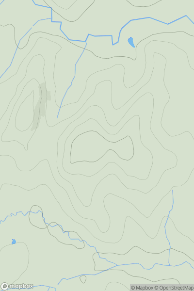 Thumbnail image for Cefn Garw showing contour plot for surrounding peak