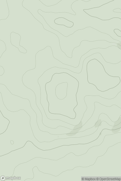 Thumbnail image for Pen Coed-y-mwstwr showing contour plot for surrounding peak