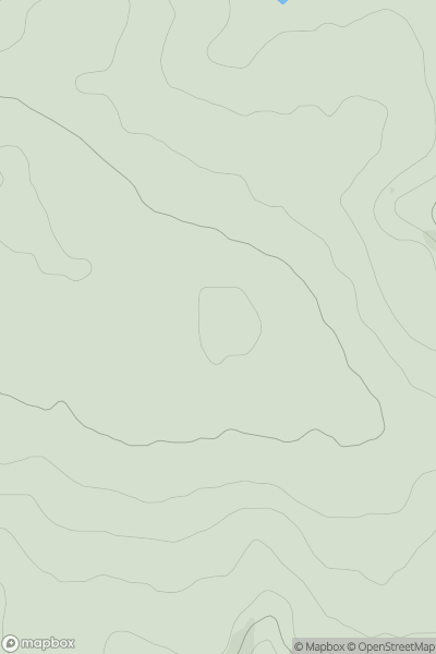 Thumbnail image for Hangman's Cross Hill showing contour plot for surrounding peak