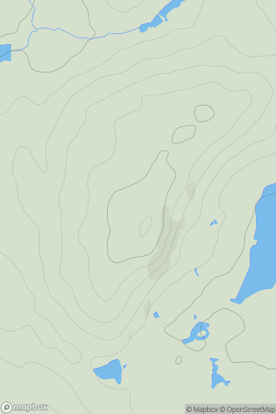 Thumbnail image for Hensol Park showing contour plot for surrounding peak