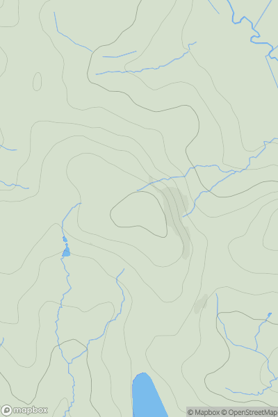 Thumbnail image for Roughton Hill showing contour plot for surrounding peak