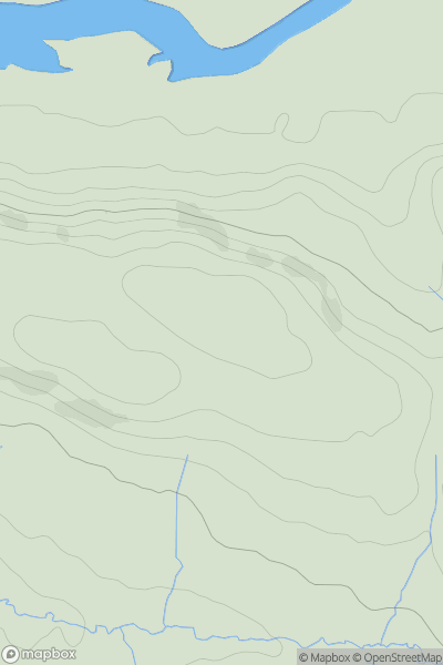 Thumbnail image for Pen-clawdd showing contour plot for surrounding peak