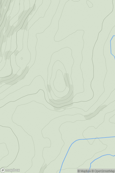 Thumbnail image for Neath Abbey Craig showing contour plot for surrounding peak