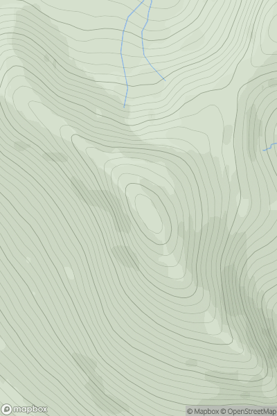 Thumbnail image for Tiorga Mor (Tirga Mor) showing contour plot for surrounding peak