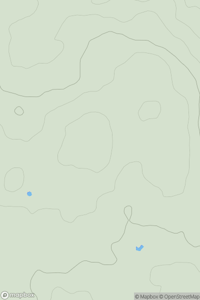 Thumbnail image for Bryn Harddfan showing contour plot for surrounding peak