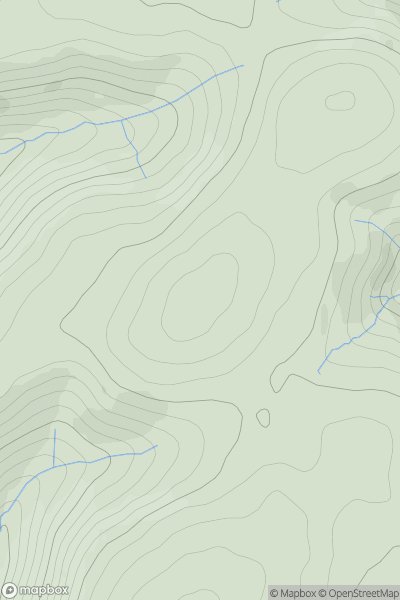 Thumbnail image for Nettlehope Hill showing contour plot for surrounding peak