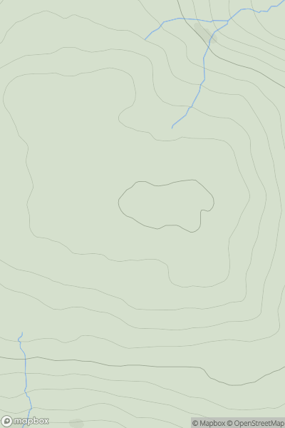 Thumbnail image for Purdom Pikes showing contour plot for surrounding peak