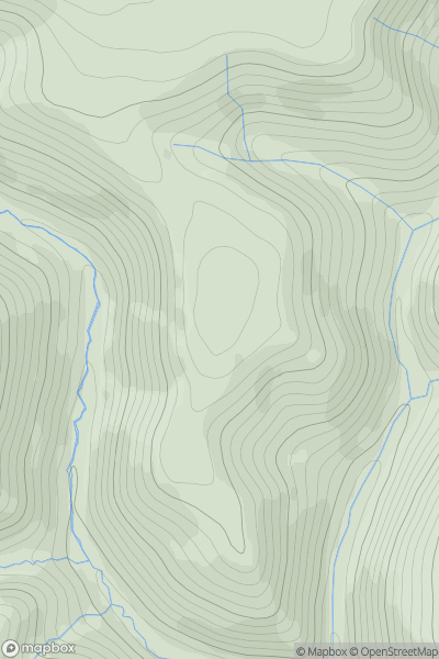 Thumbnail image for Sneer Hill showing contour plot for surrounding peak