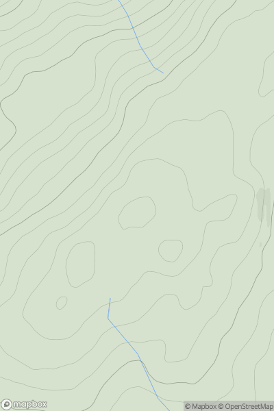 Thumbnail image for Pike Knowe showing contour plot for surrounding peak
