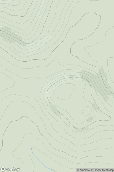 Thumbnail image for Simonside showing contour plot for surrounding peak