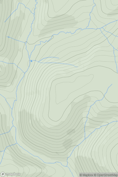 Thumbnail image for Shorthope Hill showing contour plot for surrounding peak