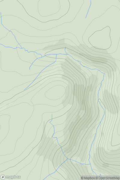 Thumbnail image for Lords Seat showing contour plot for surrounding peak