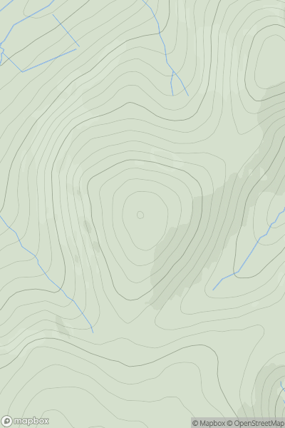 Thumbnail image for Longknowe Hill showing contour plot for surrounding peak
