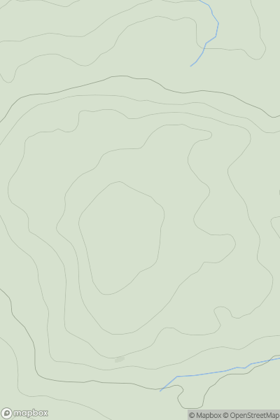 Thumbnail image for Sappers' Pike showing contour plot for surrounding peak